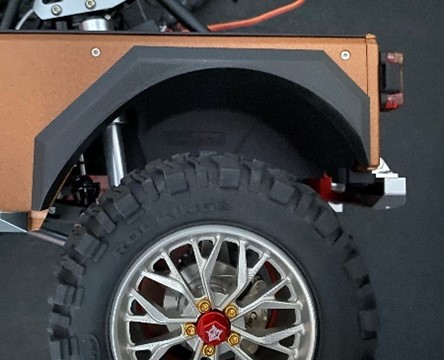 Kotflügel für ein ferngesteuertes Modellauto